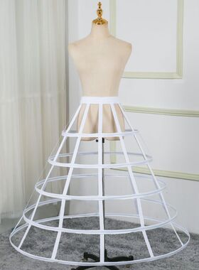 黑色钢丝多层圆形婚纱裙撑