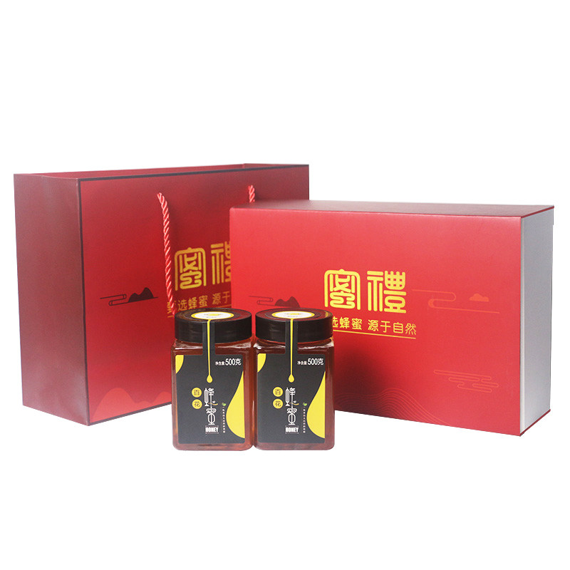 【蜂蜜礼盒装】鲍记纯正天然百花蜂蜜 鲍记食品蜂蜜