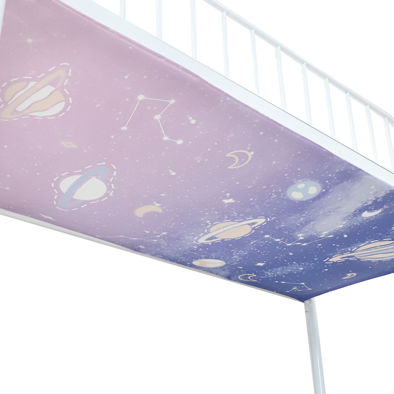 室品学生宿舍下铺蚊帐防尘顶纯色顶布一片磁吸式书桌上下铺挡灰布 - 图3