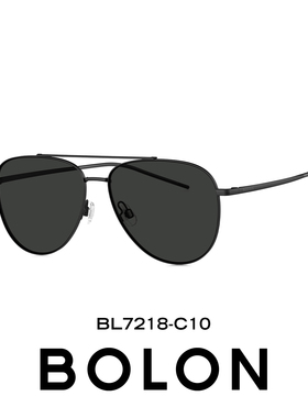 BOLON暴龙眼镜26新款飞行员框旅游时尚墨镜女偏光太阳镜男BL7218
