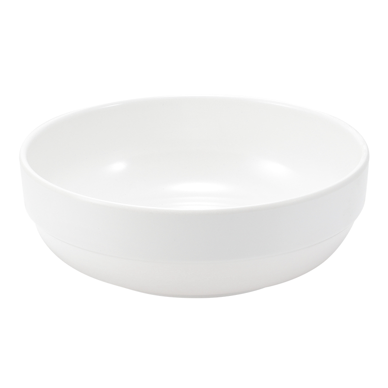 A5白色密胺碗韩式餐具饭店塑料碗仿瓷粥碗汤碗米饭碗快餐小碗商用
