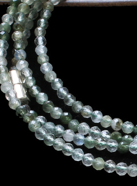 如鸿天然绿发晶手链女士手串