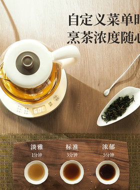 小熊煮茶器家用全自动黑茶花茶壶