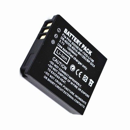 DMW-BCC12松下FS2LX1FX01FX07 FX3FX8FX180GK理光GR2电池R5 LEICA徕卡莱卡C-LUX1 D-LUX2-LUX3-LUX4 BP-DC4-E - 图1