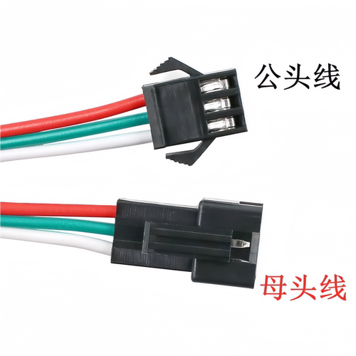 SM2.54 3P飞机头对插一分二三四连接线 LED灯带同步分线器延长线 - 图3