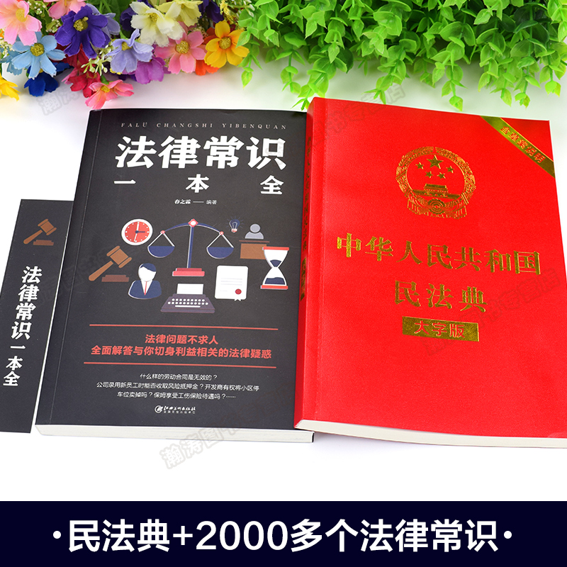 全套5册民法典法律常识一本全正版书籍中华人民共和国民法典婚姻合同法律法规司法解释汇编案例分析解读-图1