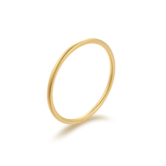 Xuping matte inherited imitation gold bracelet new Chinese style plain circle retro solid bracelet Chinese style high-end