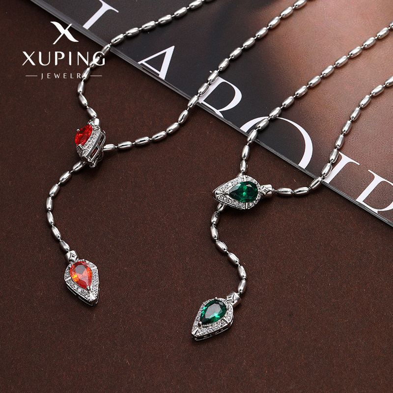 旭平可调节蛇项链女轻奢高级感锁骨链时尚小众冷淡风饰品配饰GDW,淘宝优惠券,粉丝福利购,淘宝优惠卷