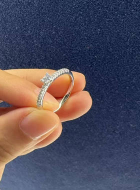 艳艳合金心形单石戒指