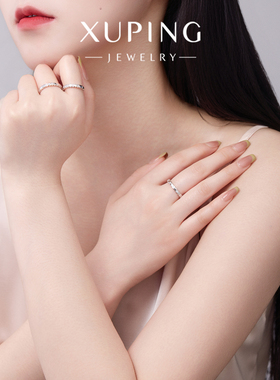 柔柔六边形几何蜂窝状个性时尚单品套戒（3个装）戒指叠戴易搭