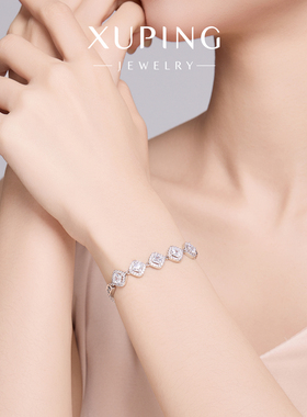 柔柔法式宫廷风微镶璀璨方糖手链华丽气质手环精致轻奢高级感手饰