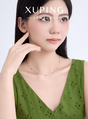 旭平极简ins小方块项链女小众设计感通勤叠戴基础款锁骨链冷淡风