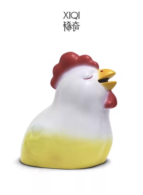 稀奇艺术顶顶牛告白幻境桌面摆件