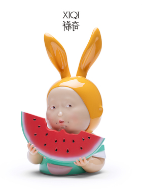 可爱艺术桌面雕塑摆件