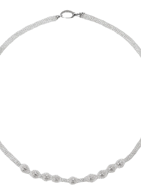 追光系列-定位珍珠圆桶项链