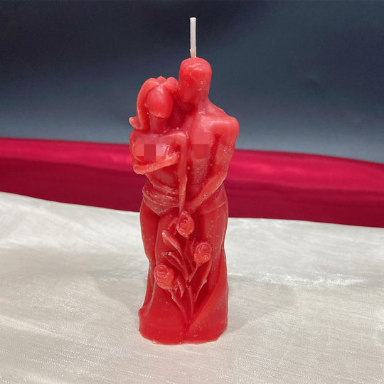 Dingdingtai brand special hand-shaped candle men and women humanoid candle red