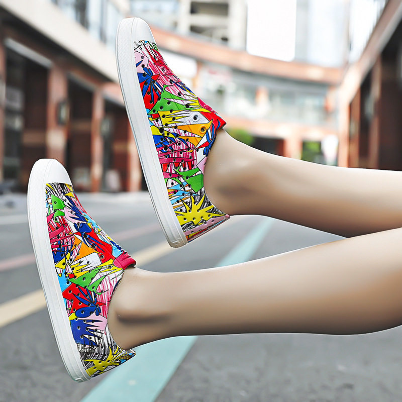 透气包头Bambootune涉水户外滩男女休闲情侣涂鸦凉鞋扦鞋脱鞋托鞋,淘宝优惠券,粉丝福利购,淘宝优惠卷