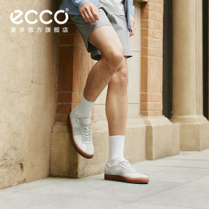 ECCO爱步休闲鞋 26新春夏简约薄底复古情侣德训鞋 柔酷10号560104