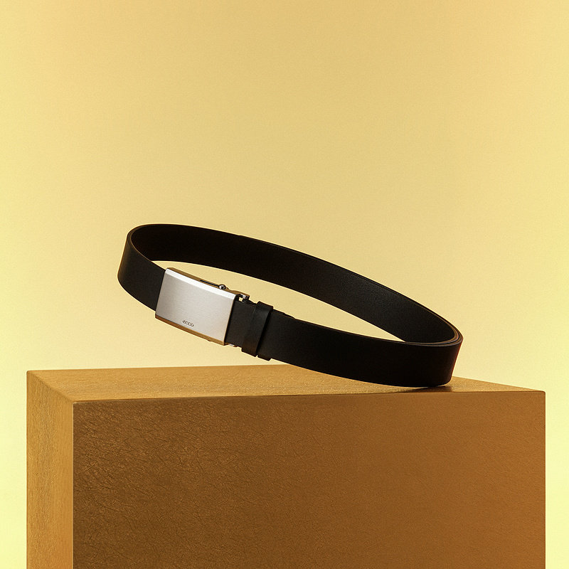 【礼物】ECCO爱步男士商务真皮皮带 金属扣百搭腰带 9105889
