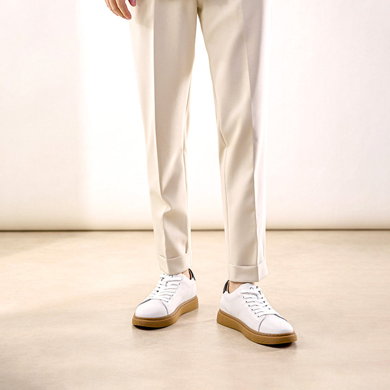 高哥增高鞋男冬季新款小白鞋男士真皮运动休闲板鞋男内增高男鞋子,淘宝优惠券,粉丝福利购,淘宝优惠卷