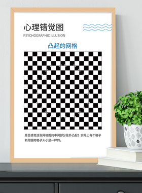 心理咨询室挂画装饰视觉抽象画框