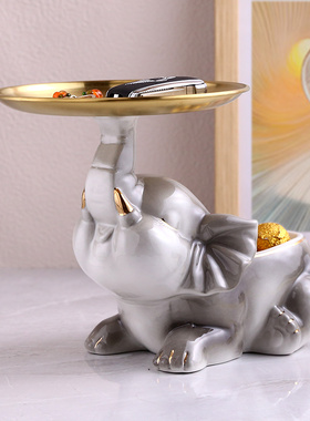 创意玄关玄关进门钥匙收纳轻奢