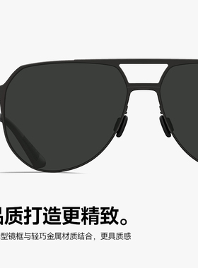 陌森眼镜高清偏光镜片防强光墨镜