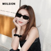 Small square frame sunglasses Mosen sunglasses