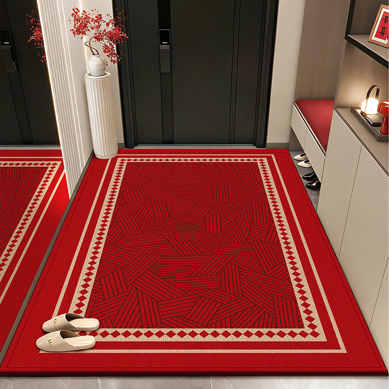 入户门地垫2026马年新款红色家用防滑垫室内门口玄关客厅高级地毯,淘宝优惠券,粉丝福利购,淘宝优惠卷