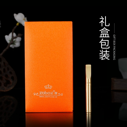 Zobo Подлинный медный сигаретный фильтр рта может быть очищен до толщины мужчин и женщин, микропористого фильтрационного чистого дыма