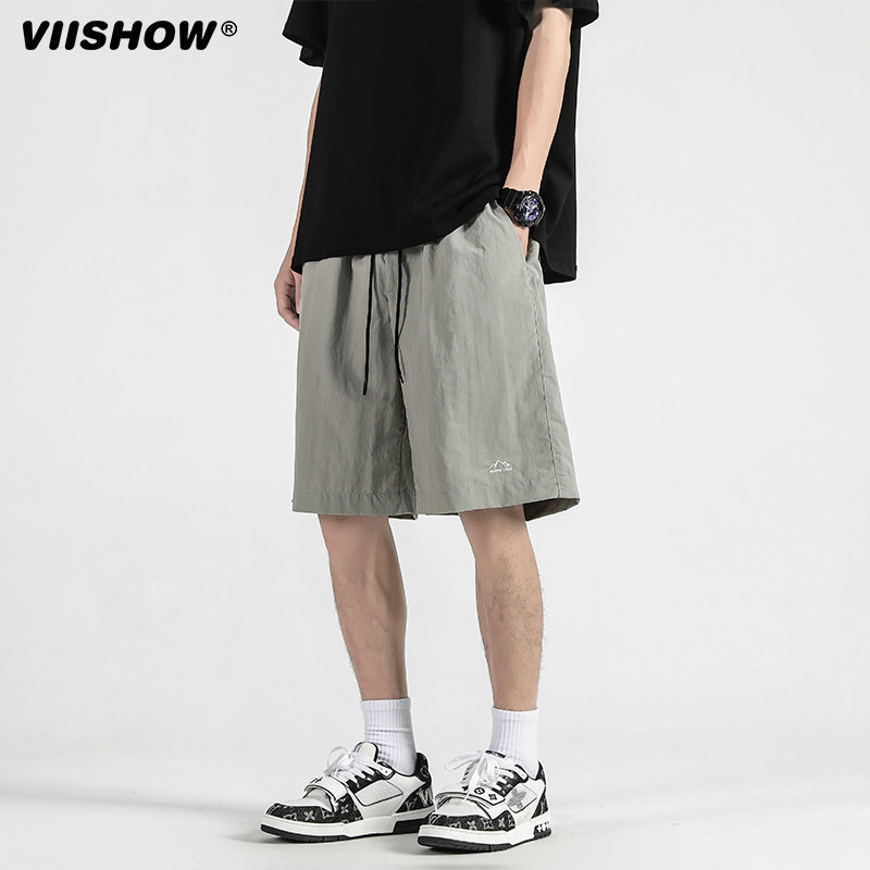 VIISHOW户外速干伞兵短裤男夏季美式梭织潮牌潮流运动五分裤中裤,淘宝优惠券,粉丝福利购,淘宝优惠卷