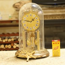 Total copper Germany 400 days large Kern Cohen mechanical Atlantic timekeeper clock antique old hanging bell mute 1960