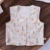 Children's spring and summer pure cotton vest ins cute pure cotton versatile vest tops for men and women baby outer vests