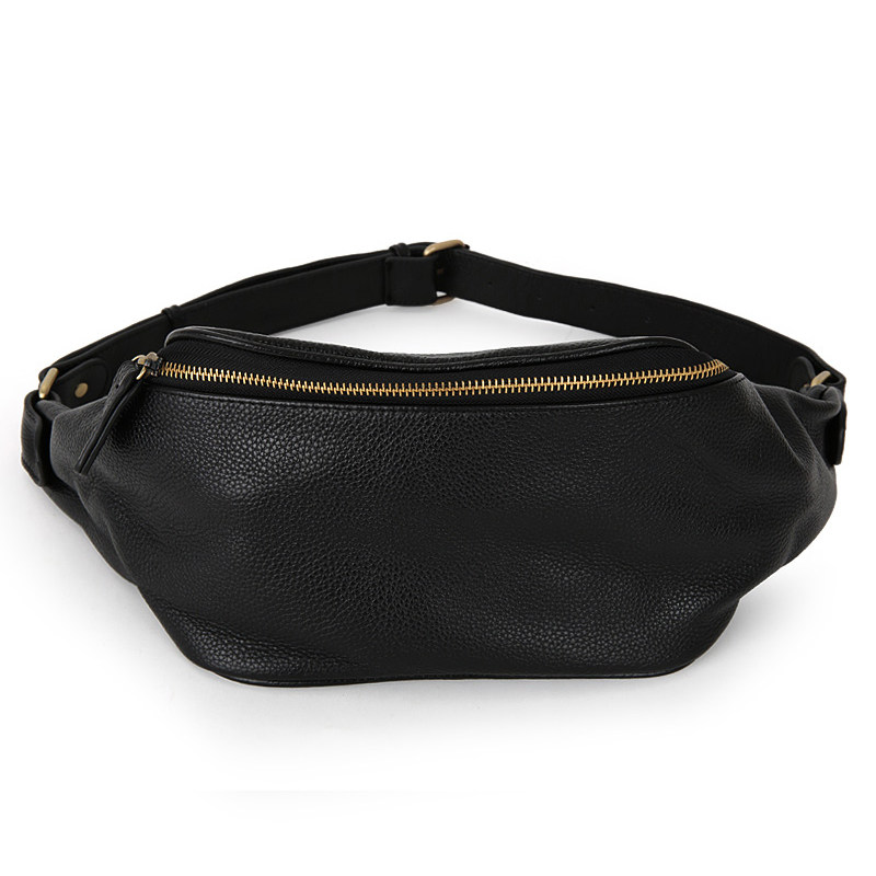 麦哲男腰包真皮多功能户外斜挎包 mcgor男士包袋