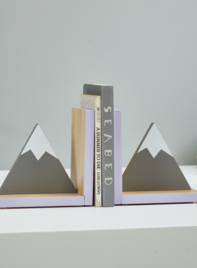 书桌实木书档书房书立装饰品摆件