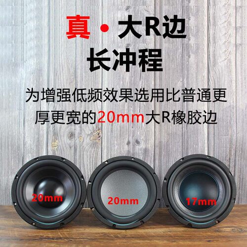 莞音发烧8寸超重低音喇叭扬声器单元升级hifi家庭影院低音炮 - 图0