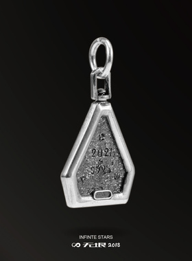 无垠原创设计银吊坠休闲百搭