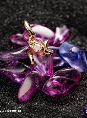 无垠地心之星吊坠18K金吊坠