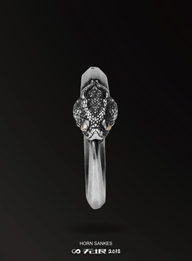 无垠手工蛇戒指礼物18k金定制