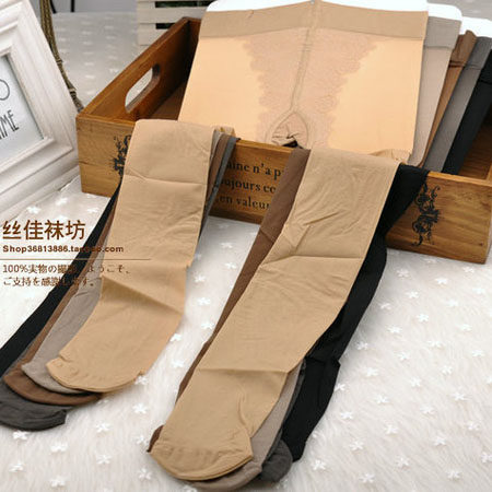 SK比基尼丝袜夏超薄20D天鹅绒防勾丝连裤袜脚尖透明性感丝袜女 - 图1