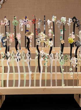 New Chinese style minimalist modern metal hairpin, ancient