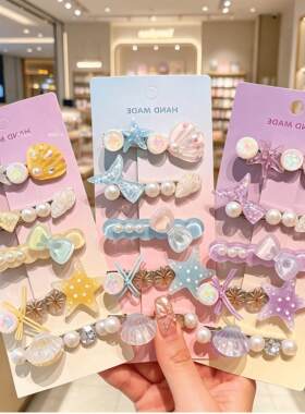 kids hair clips girls baby princess hairpins accessories set