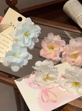 Hair Flower Clip Clips Hawaiian Plumeria Beach Flowers Claw