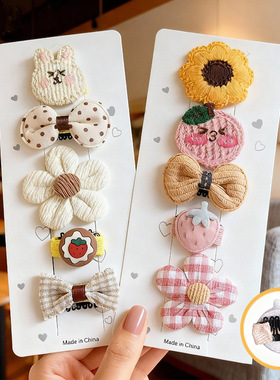 kids hair clips girls baby princess hairpins accessories set