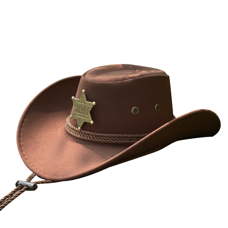 六角星西部牛仔帽男女春夏季户外旅游防晒遮阳登山帽藏族爵士帽子,淘宝优惠券,粉丝福利购,淘宝优惠卷