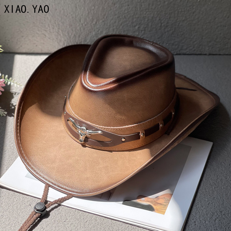 大檐卷边西部牛仔帽男女春夏户外骑马帽出游登山防晒遮阳帽爵士帽,淘宝优惠券,粉丝福利购,淘宝优惠卷