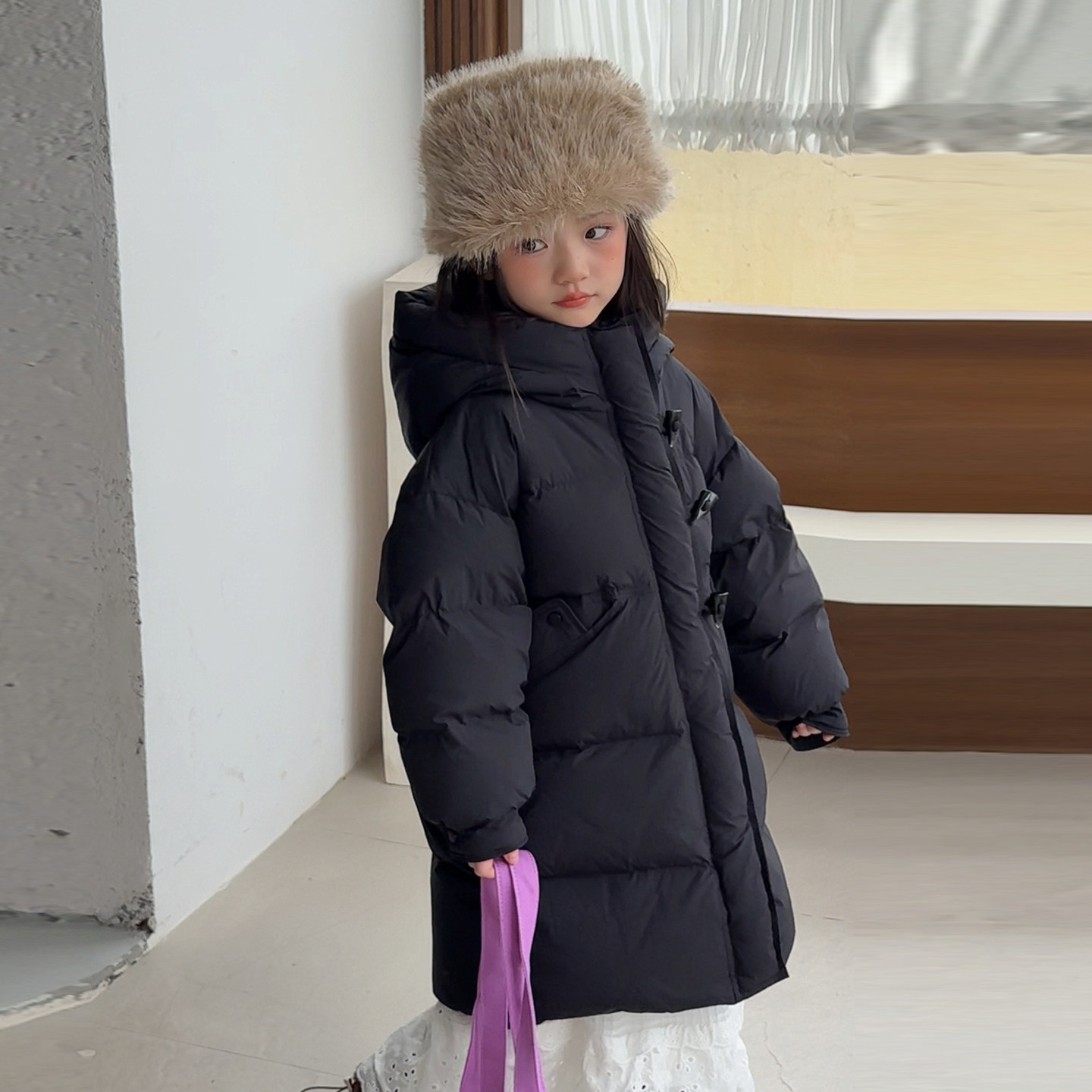 冰雪童年2025新款冬装女童羽绒服中长款男童宝宝加厚三防保暖外套,淘宝优惠券,粉丝福利购,淘宝优惠卷