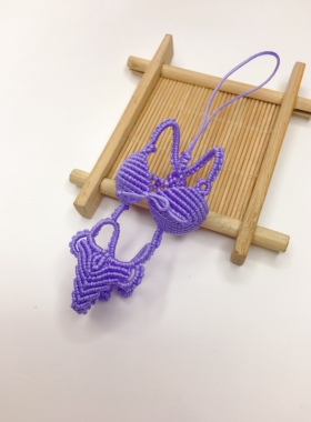 心情手工编织比基尼diy挂饰