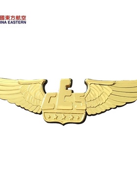 东航东方航空标识机长徽章机组飞行员金属纪念胸章胸徽礼品纪念品