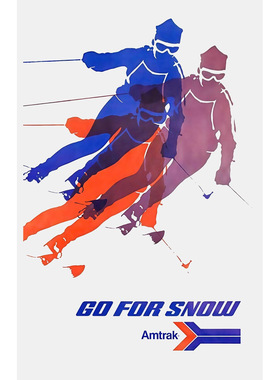 装饰画挂画墙壁体育运动健身房冬季运动滑雪单板滑雪场滑冰美式